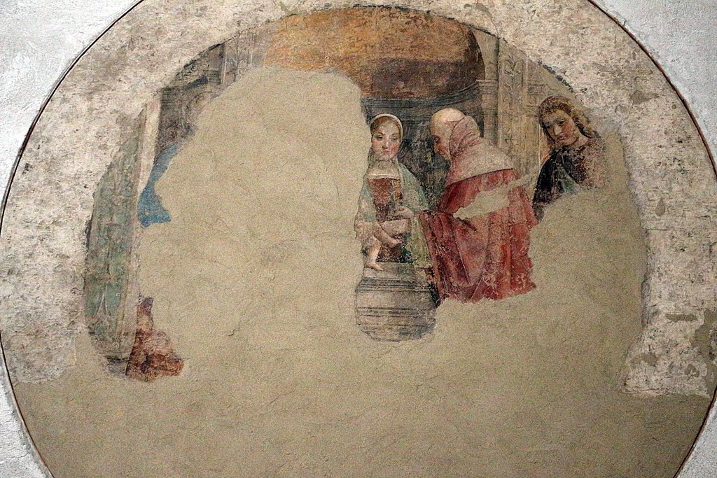 Palazzo dei Diamanti - Ferrara, storie della Vergine e ritratti di committenti